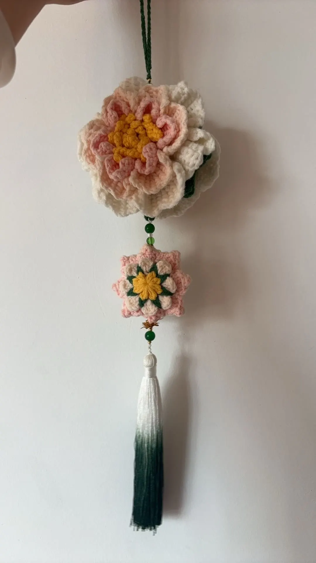 牡丹花香囊, a crochet project shared by 文文