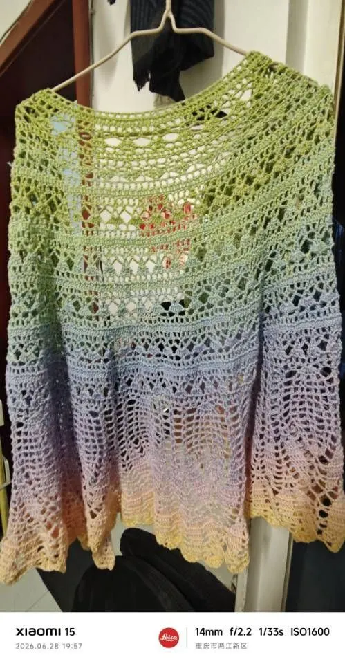 花梨披肩, a crochet project shared by 熹微