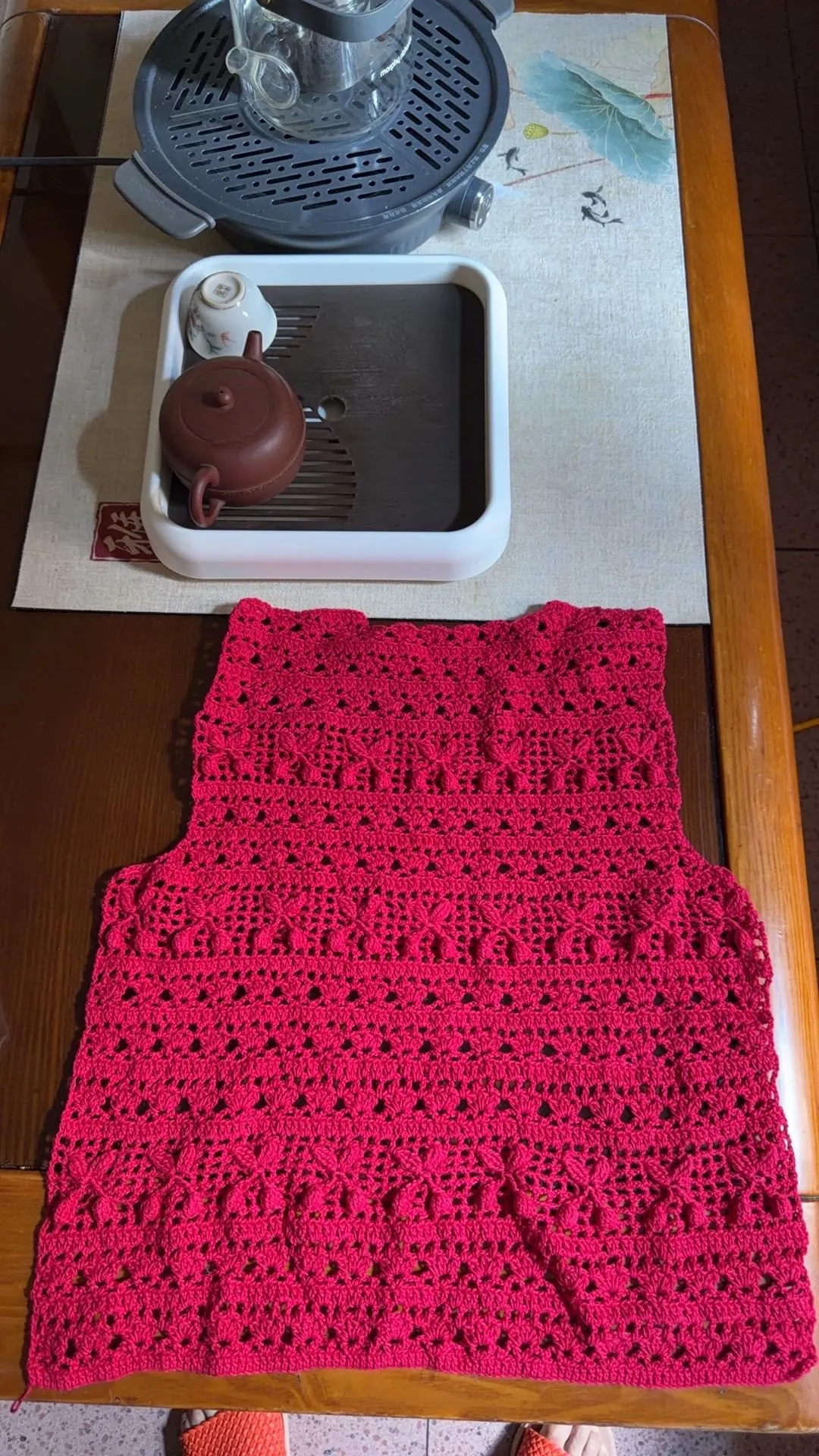 樱桃花套衫, a crochet project shared by 茉莉