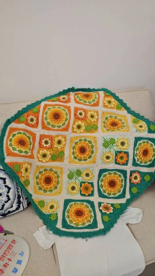 向日葵完工, a crochet project shared by 清风
