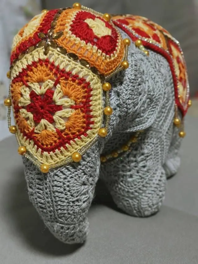 富贵吉象,完成!, a crochet project shared by 阿白