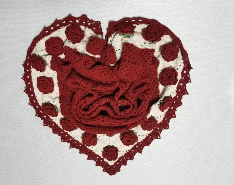 玫瑰时光披肩, a crochet project shared by 冉冉