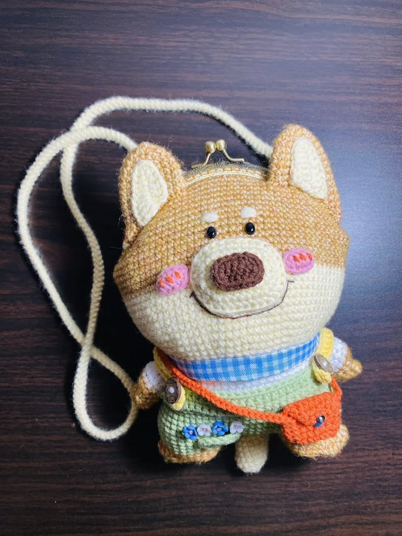 萌宠口金包mu qiu kuan, a crochet project shared by 第二支羽毛*