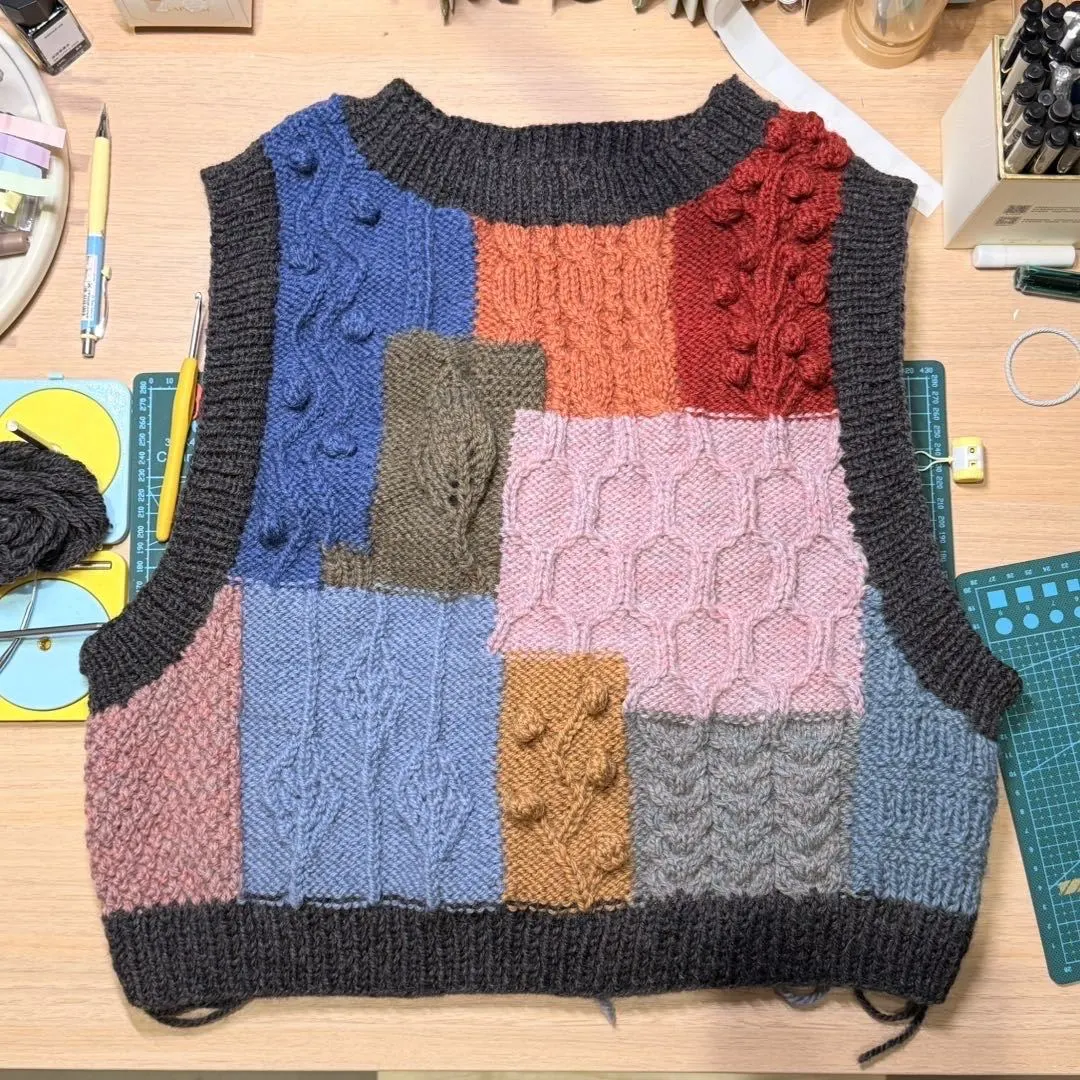 学棒针的第一件毛衣, a crochet project shared by momomo