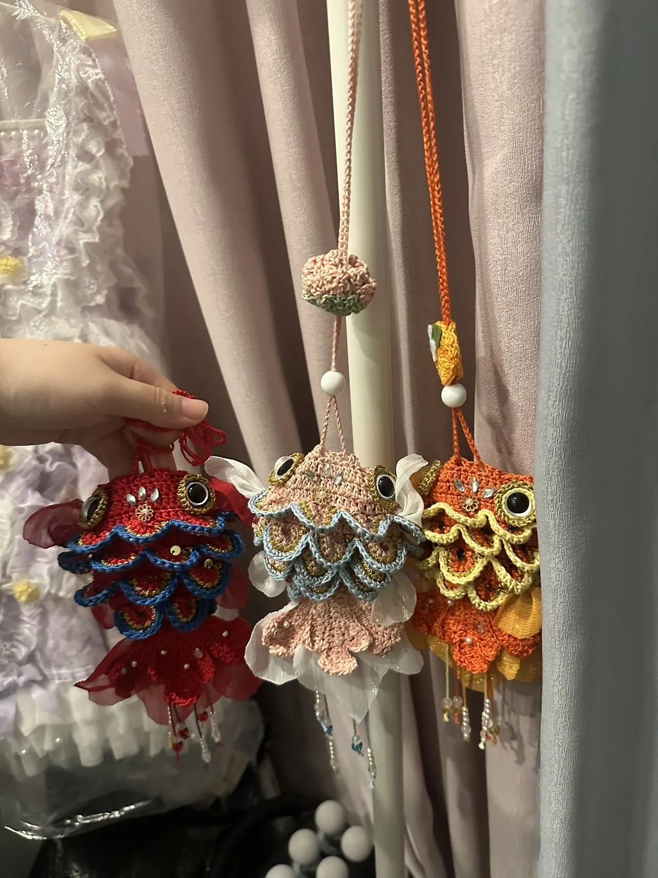 快凑齐3个颜色, a crochet project shared by 花开花落