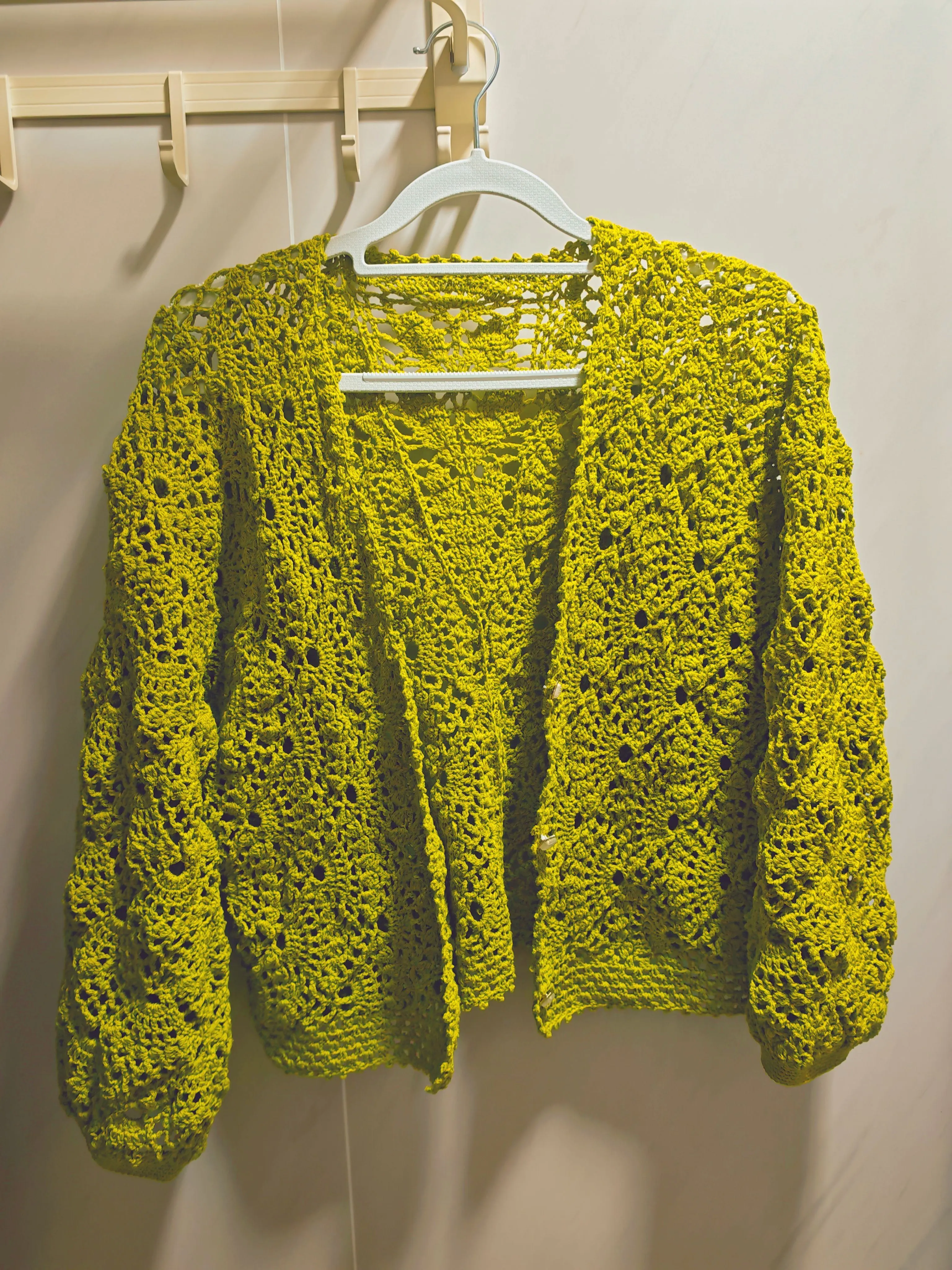 夏野海韵长袖开衫, a crochet project shared by Community maker