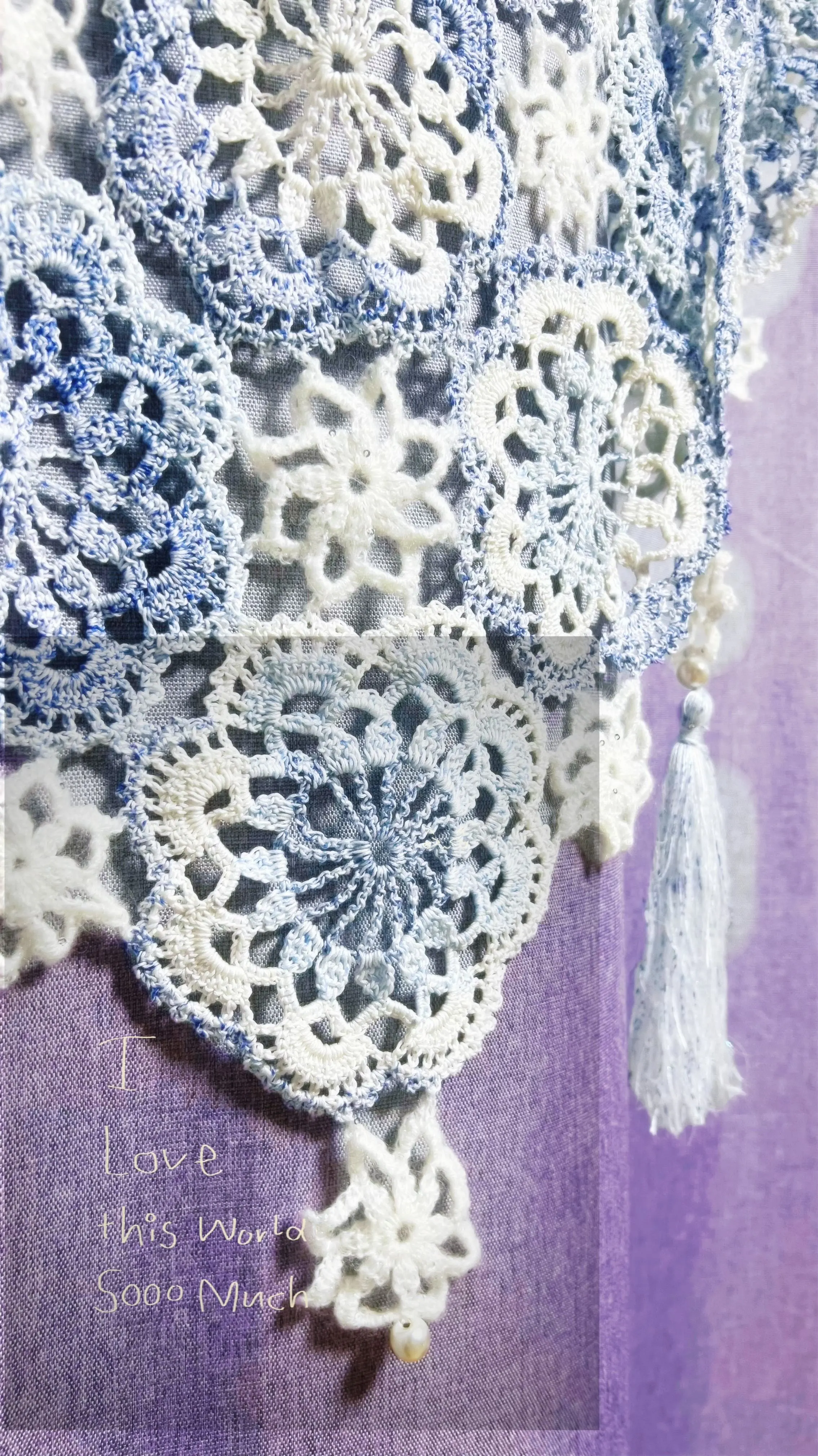 烟雨披肩, a crochet project shared by 小性命🍎