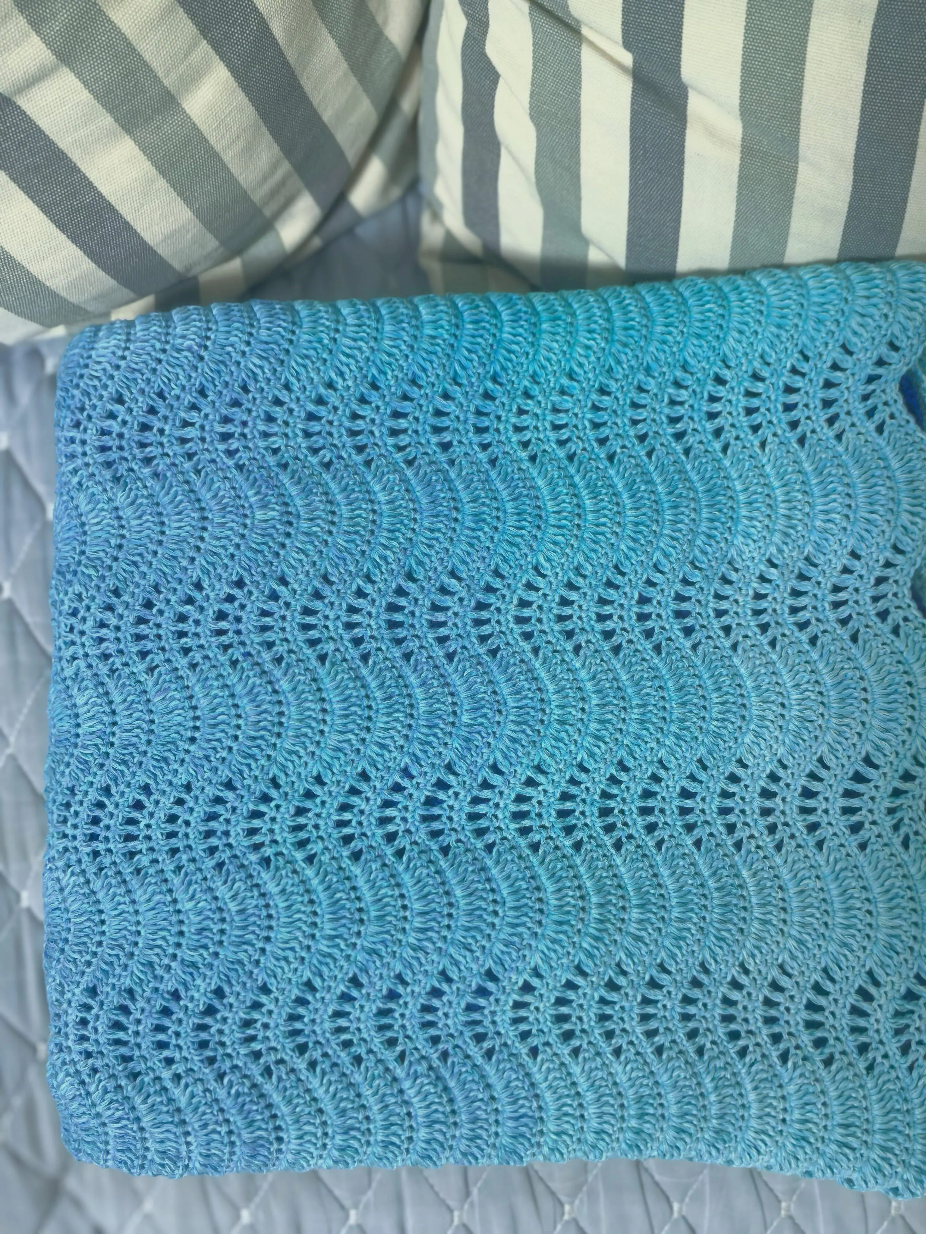 我的波浪毯,海浪, a crochet project shared by ༺薰༒衣༒草༻