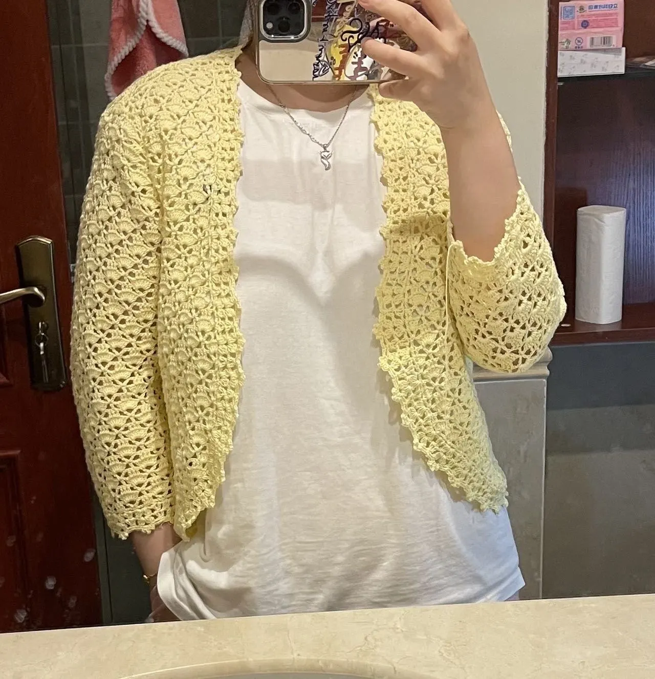 莉莉安开衫, a crochet project shared by Heenim的小可爱