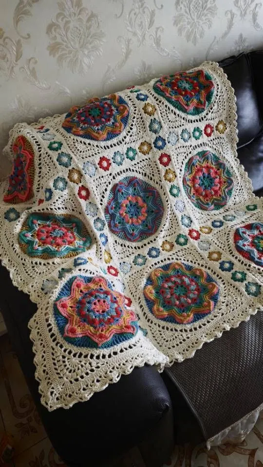 交作业啦,成品真的很好看, a crochet project shared by 人