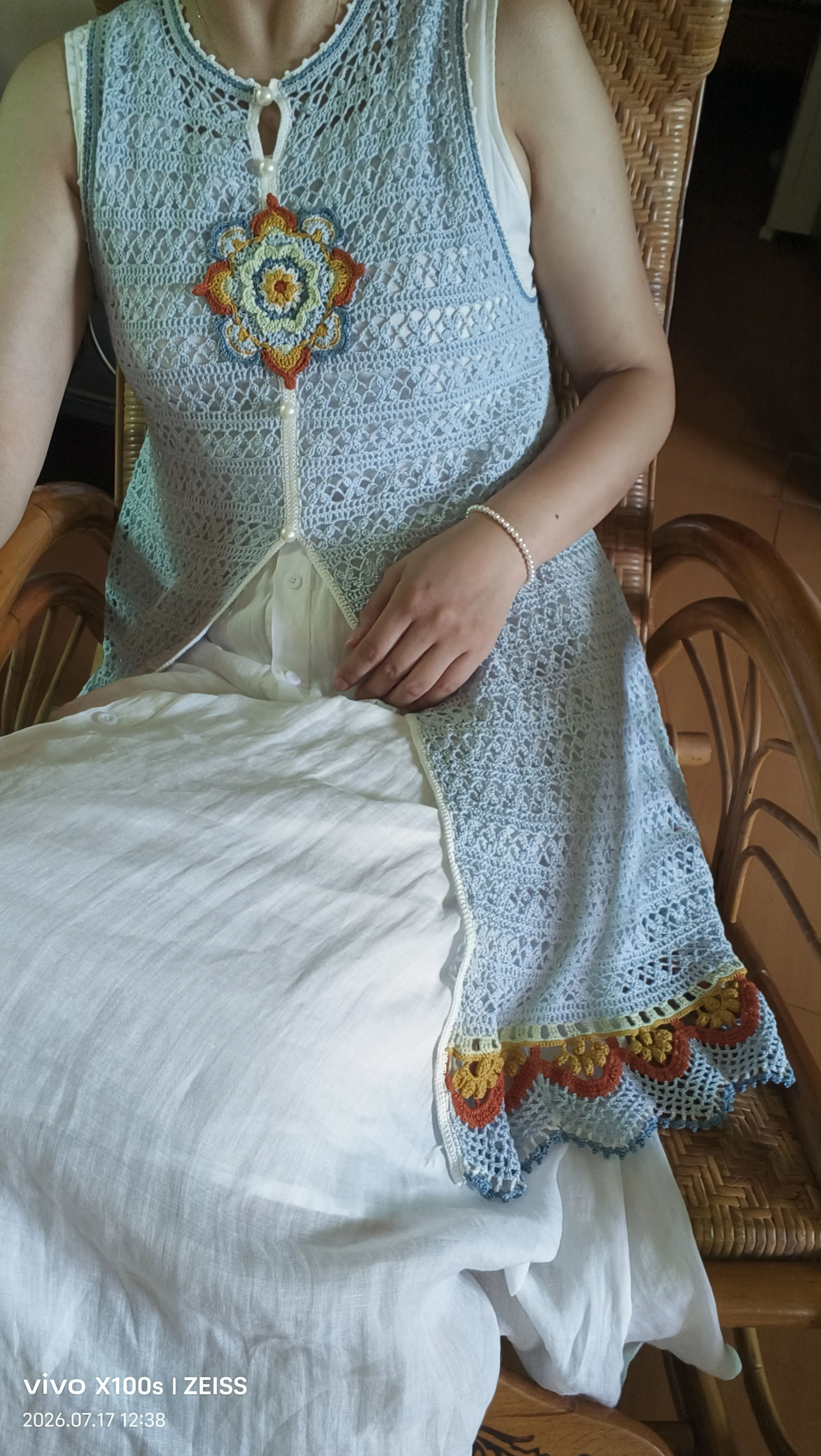 第一次交钩织作业,自信满满😁, a crochet project shared by 梁大小姐