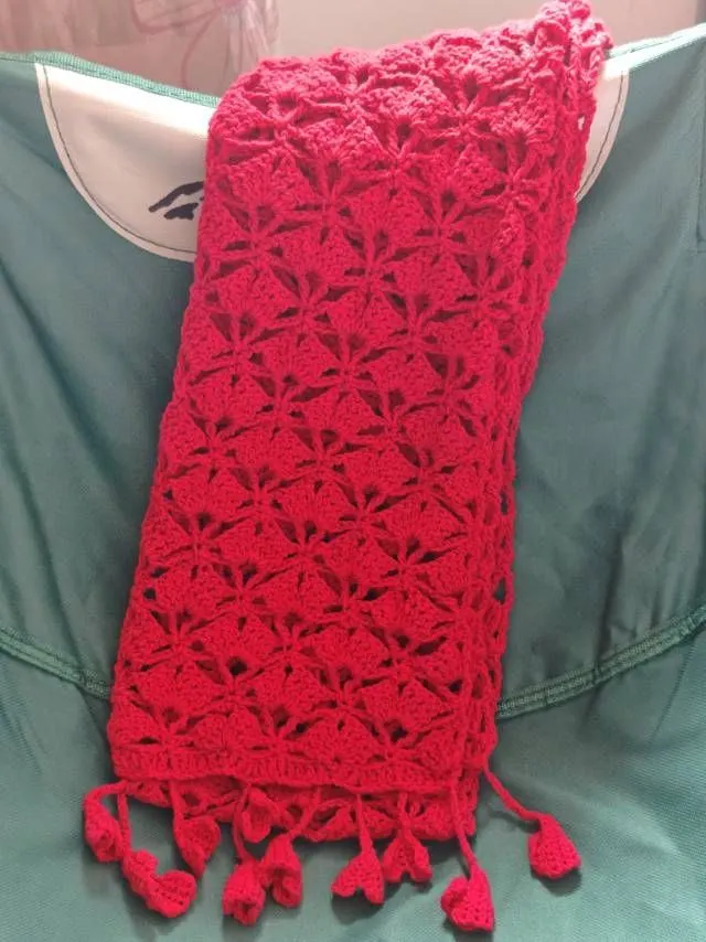 银杏围巾🧣, a crochet project shared by 飞兒