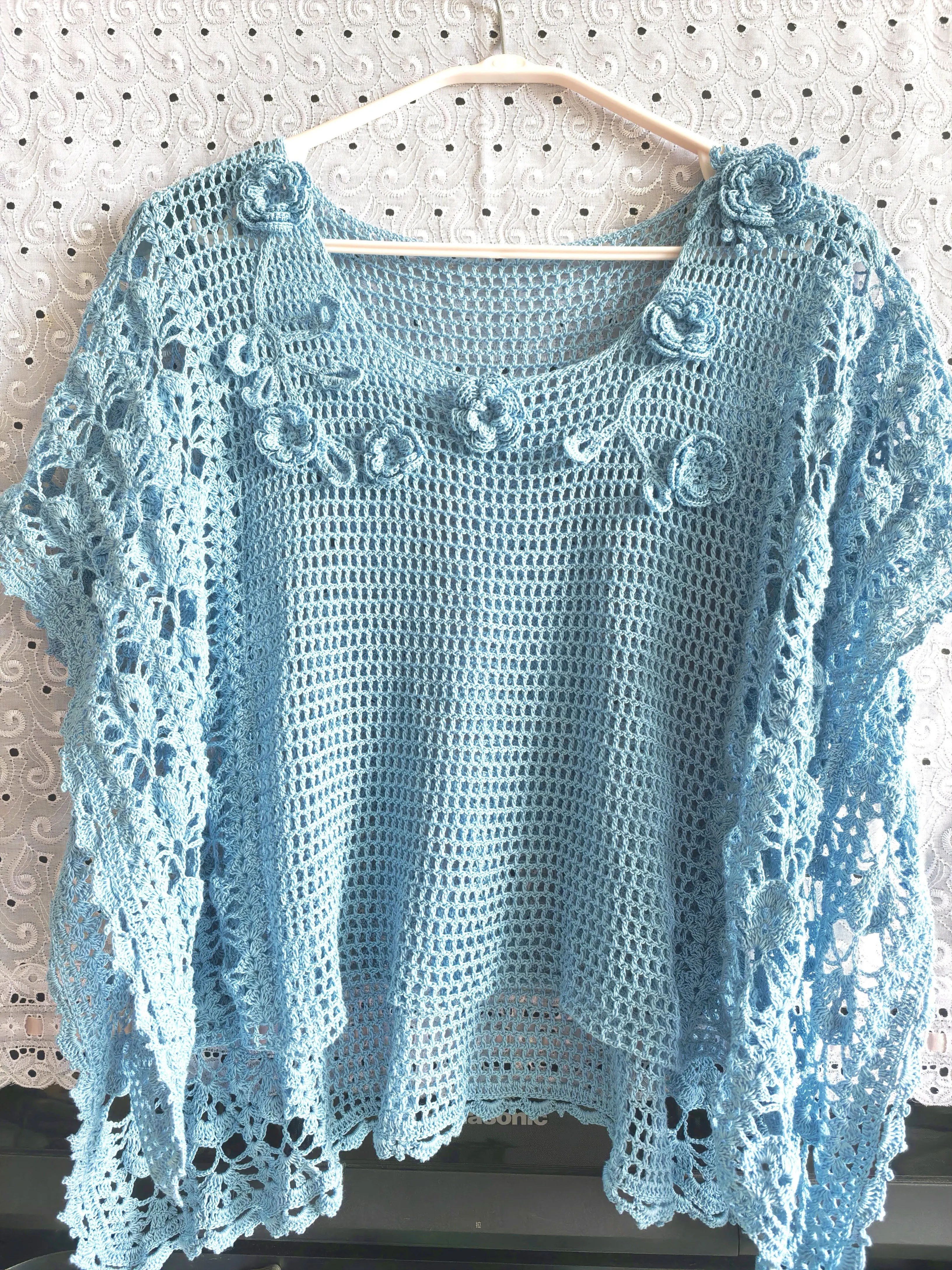 花雾两穿罩衫, a crochet project shared by Community maker