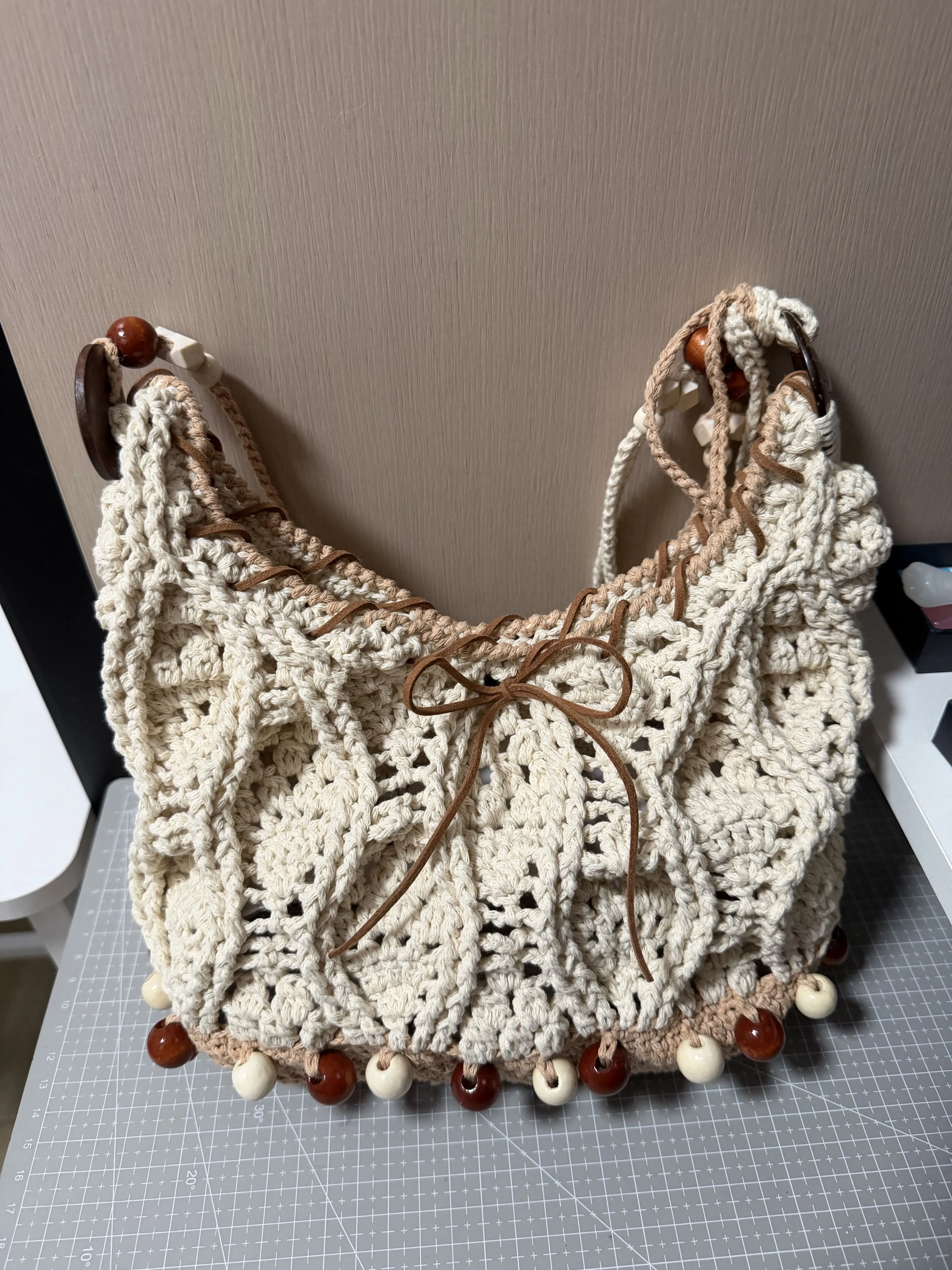 芙岛单肩包完工啦, a crochet project shared by 神秘海