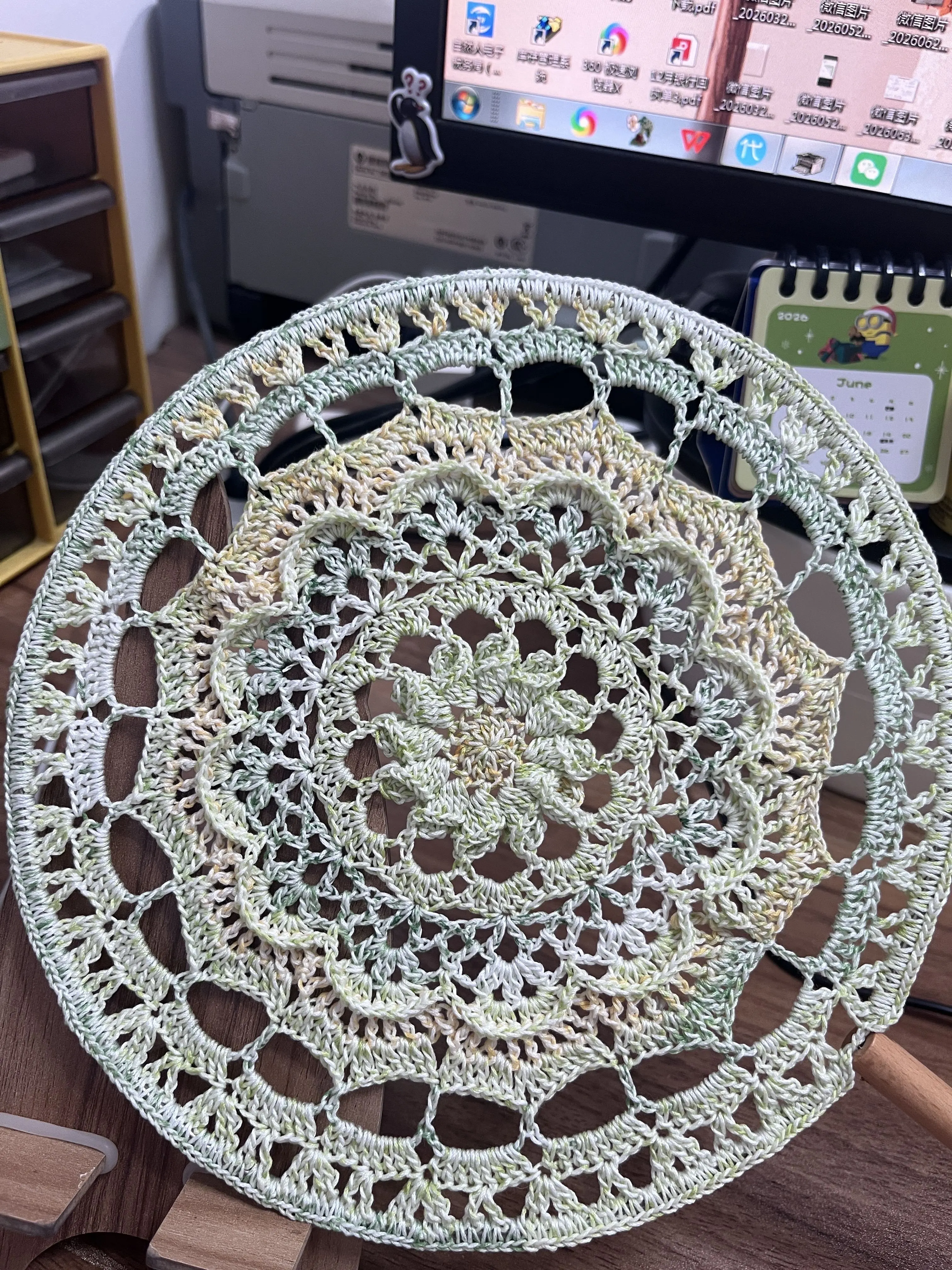 团扇, a crochet project shared by 豆豆