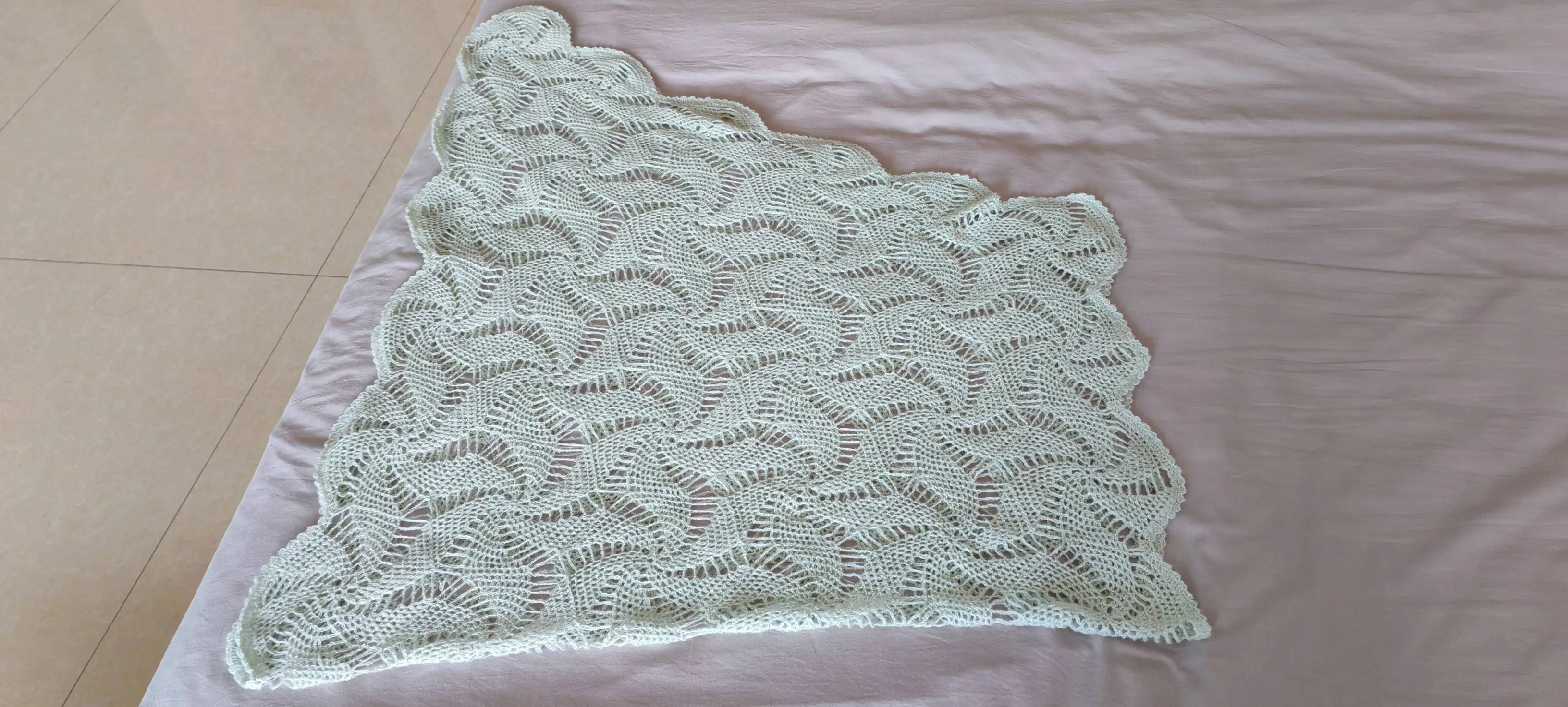 茉莉披肩, a crochet project shared by 远方的屋檐