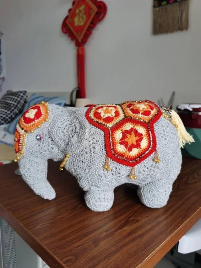 富贵吉象, a crochet project shared by 飘雪