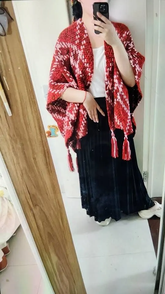 魔方披肩, a crochet project shared by 勾钩
