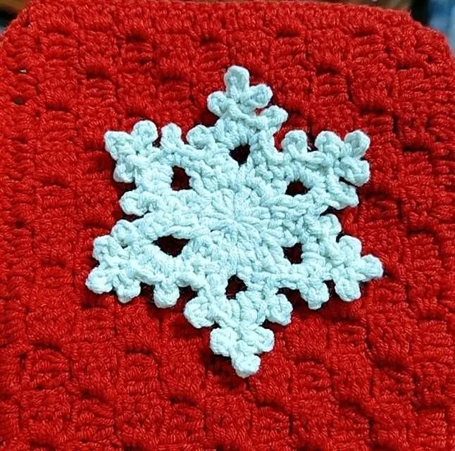 自己钩织的第一个毯子,成品满意, a crochet project shared by 葡萄紫