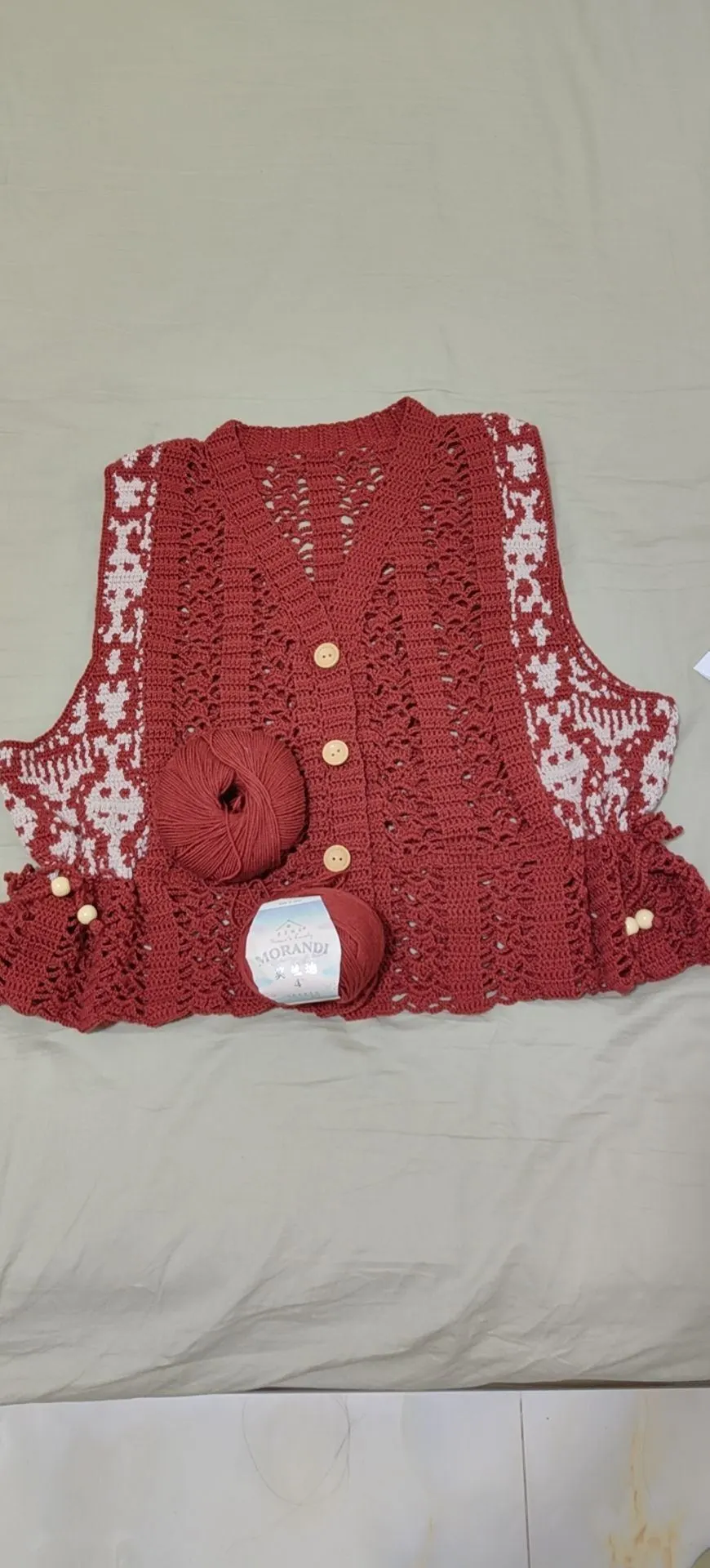 艾德莱斯花样马甲, a crochet project shared by 跳跳糖