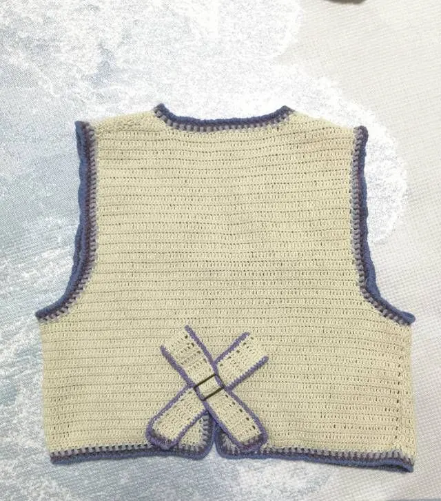 鸢尾背心终于钩成功了, a crochet project shared by 陌上花开