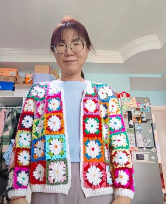 雏菊开衫, a crochet project shared by 艳