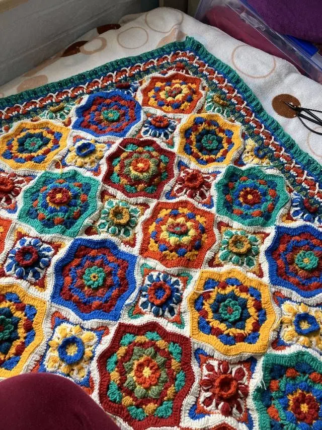 拼花毯, a crochet project shared by 艳