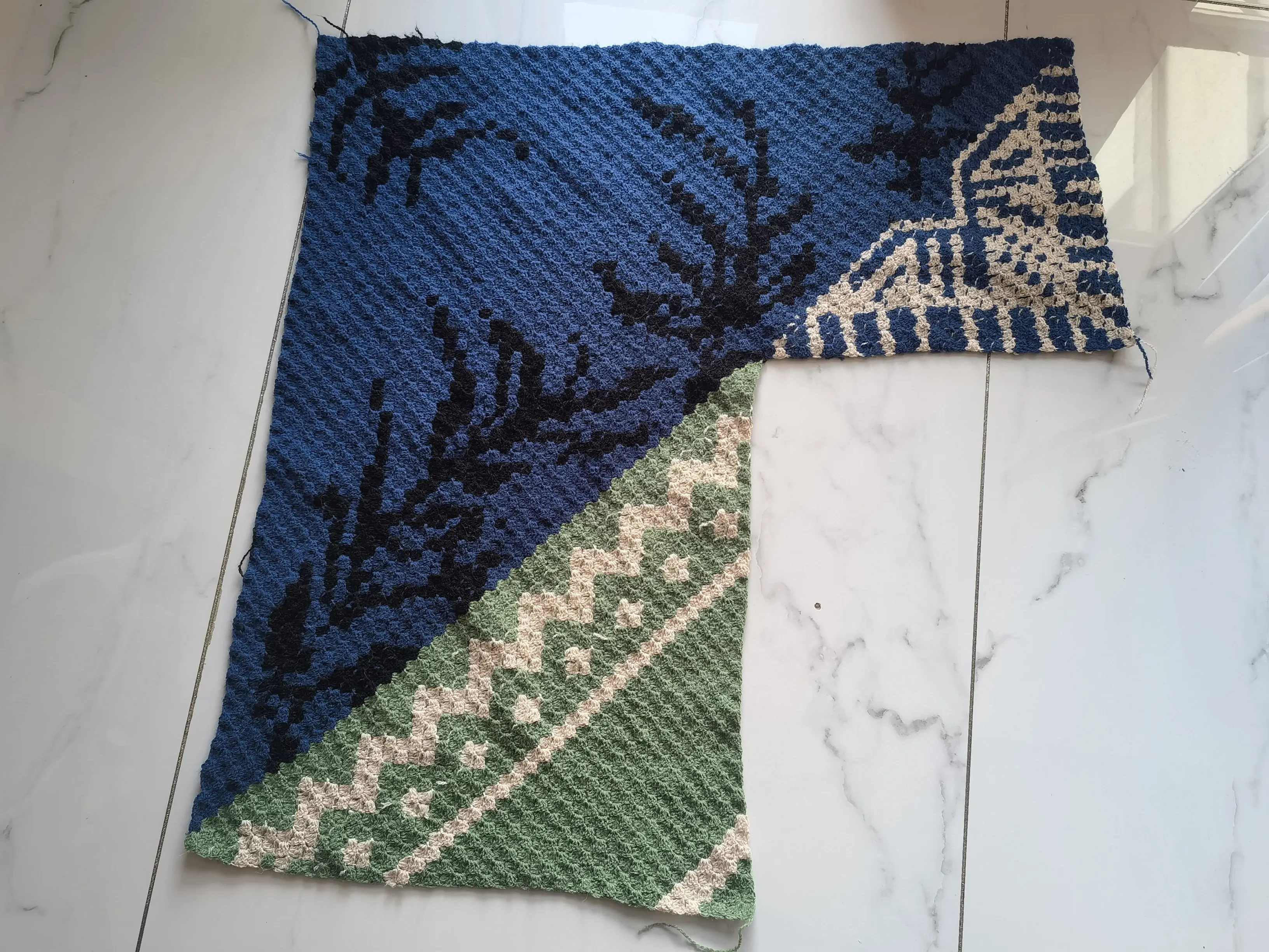 又一片完成啦, a crochet project shared by 宝妮范鋆婷¹³⁵⁶⁷³⁶⁹³⁷⁶