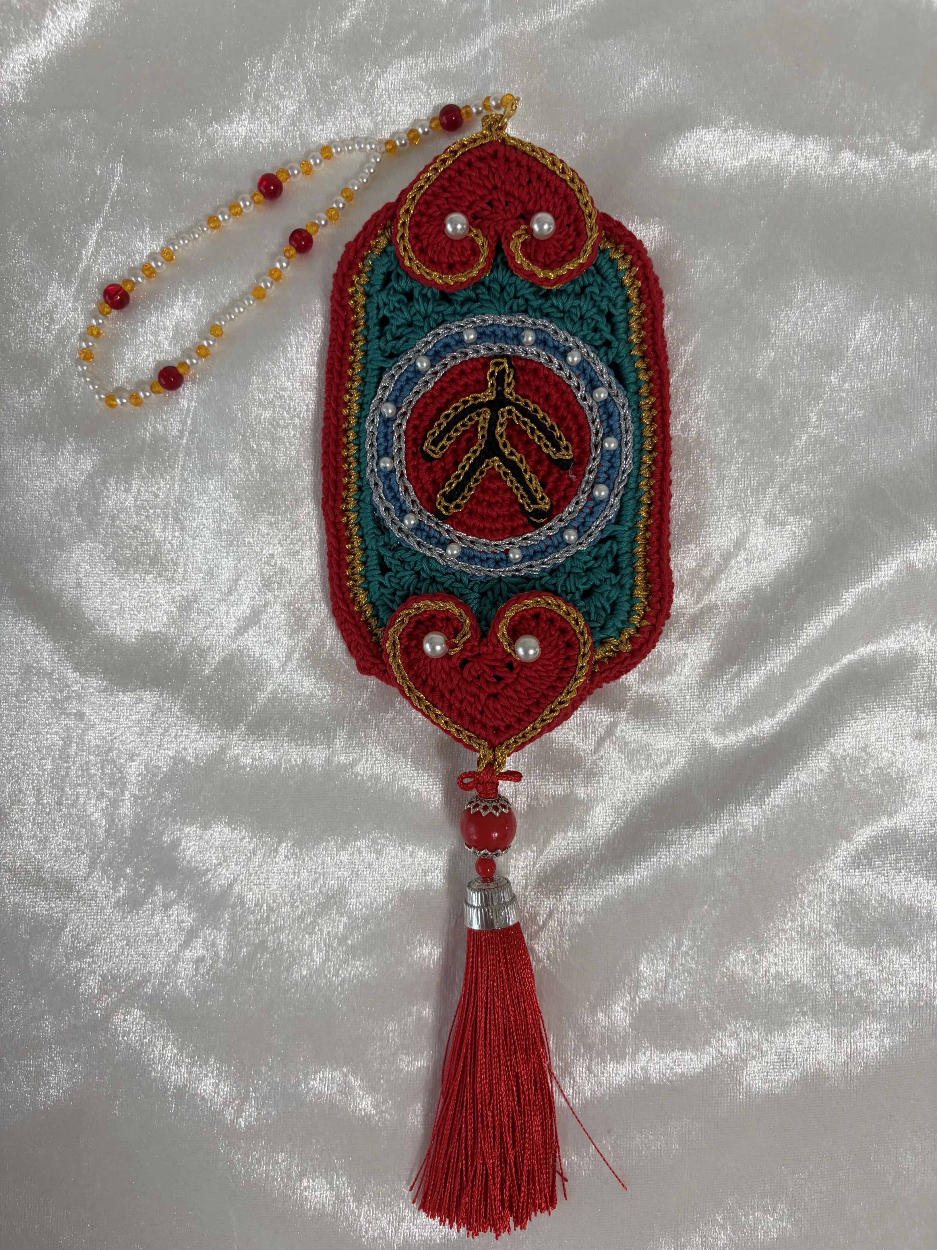 平安大吉挂牌, a crochet project shared by 温暖