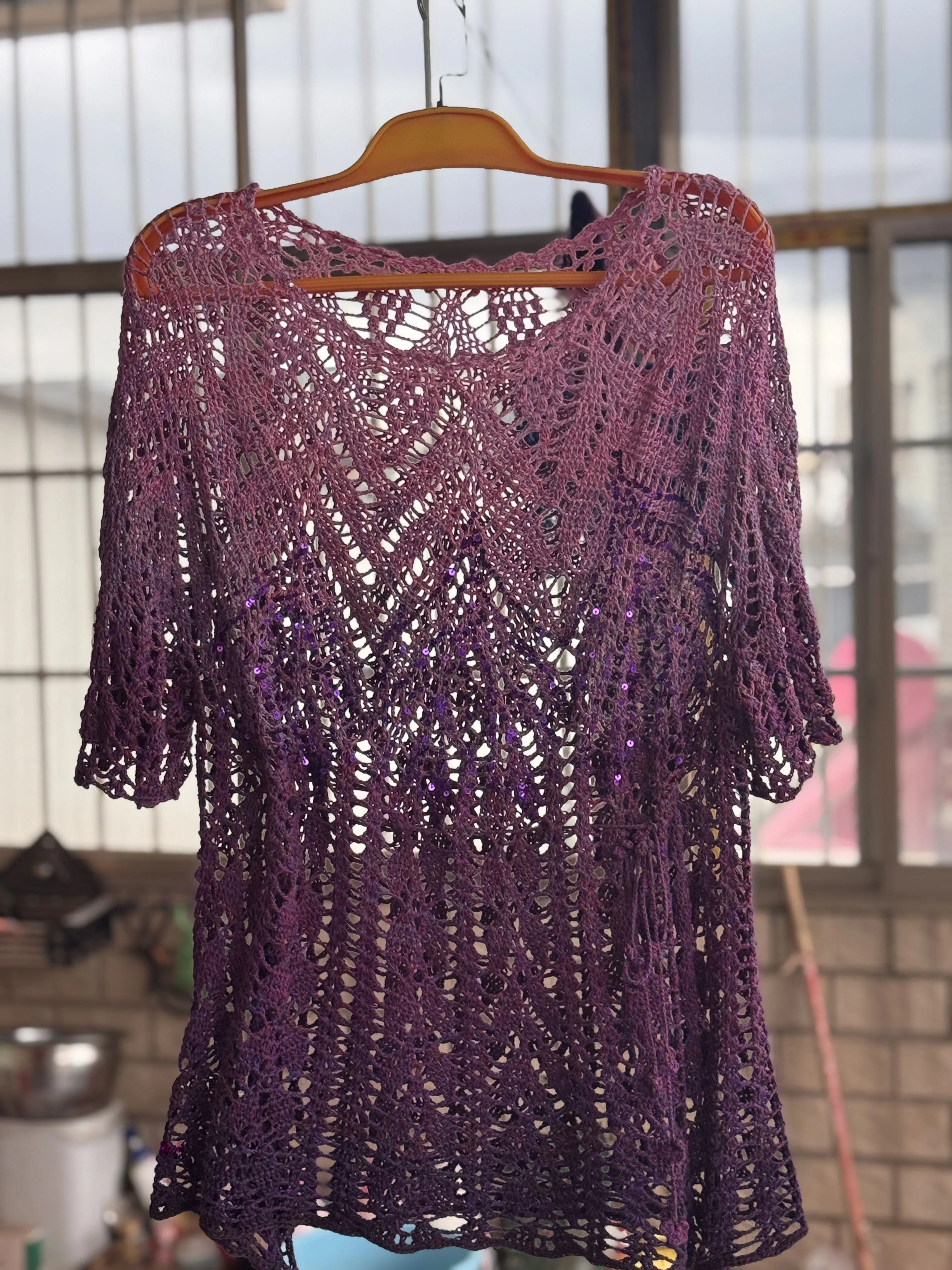 紫粉羽锦, a crochet project shared by 老师讲解非常仔细,非常好。