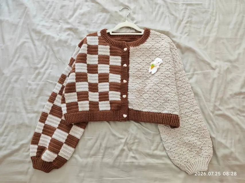 莫兰迪的成品真的很舒服, a crochet project shared by 小白马