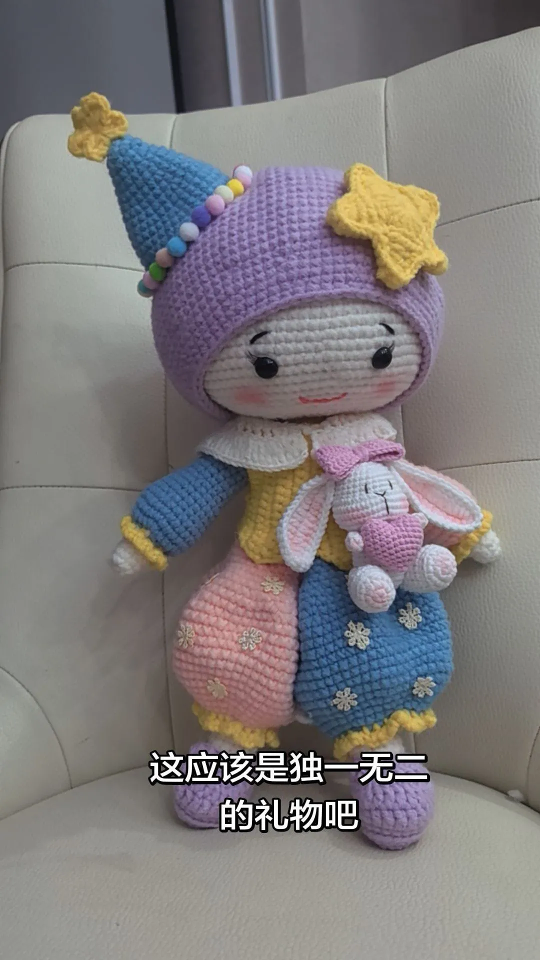 引用的晚安兔钩织的