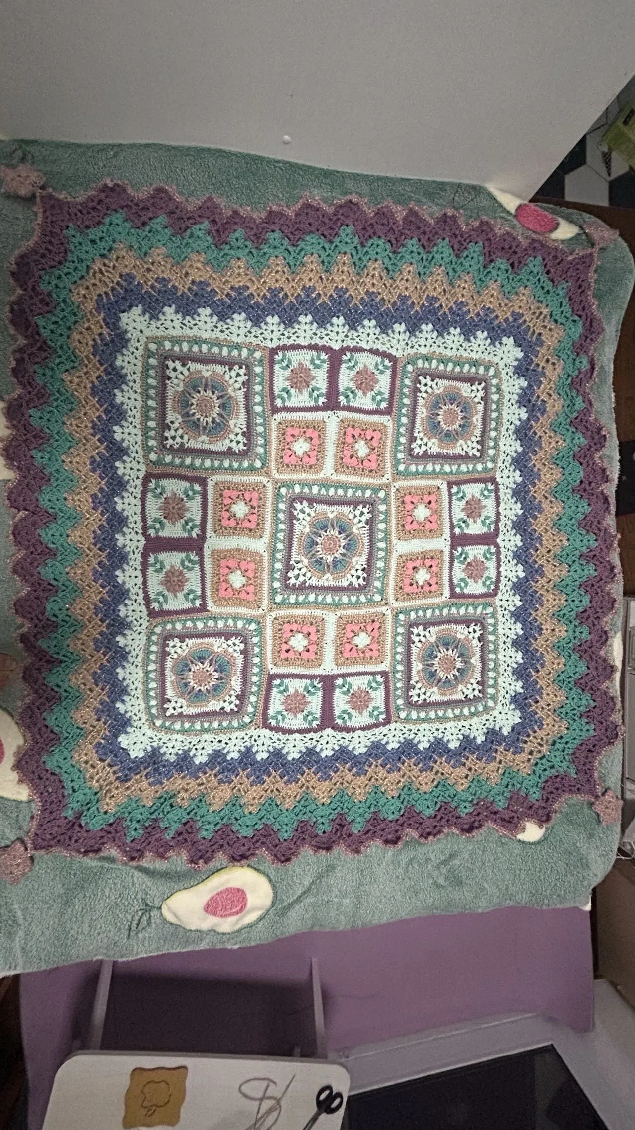 毯子, a crochet project shared by ~良晨美景