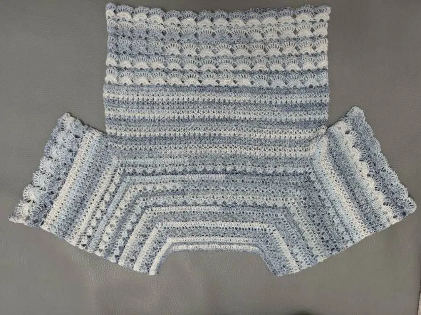 南汐,5号段染蕾丝, a crochet project shared by 番茄🍅妈