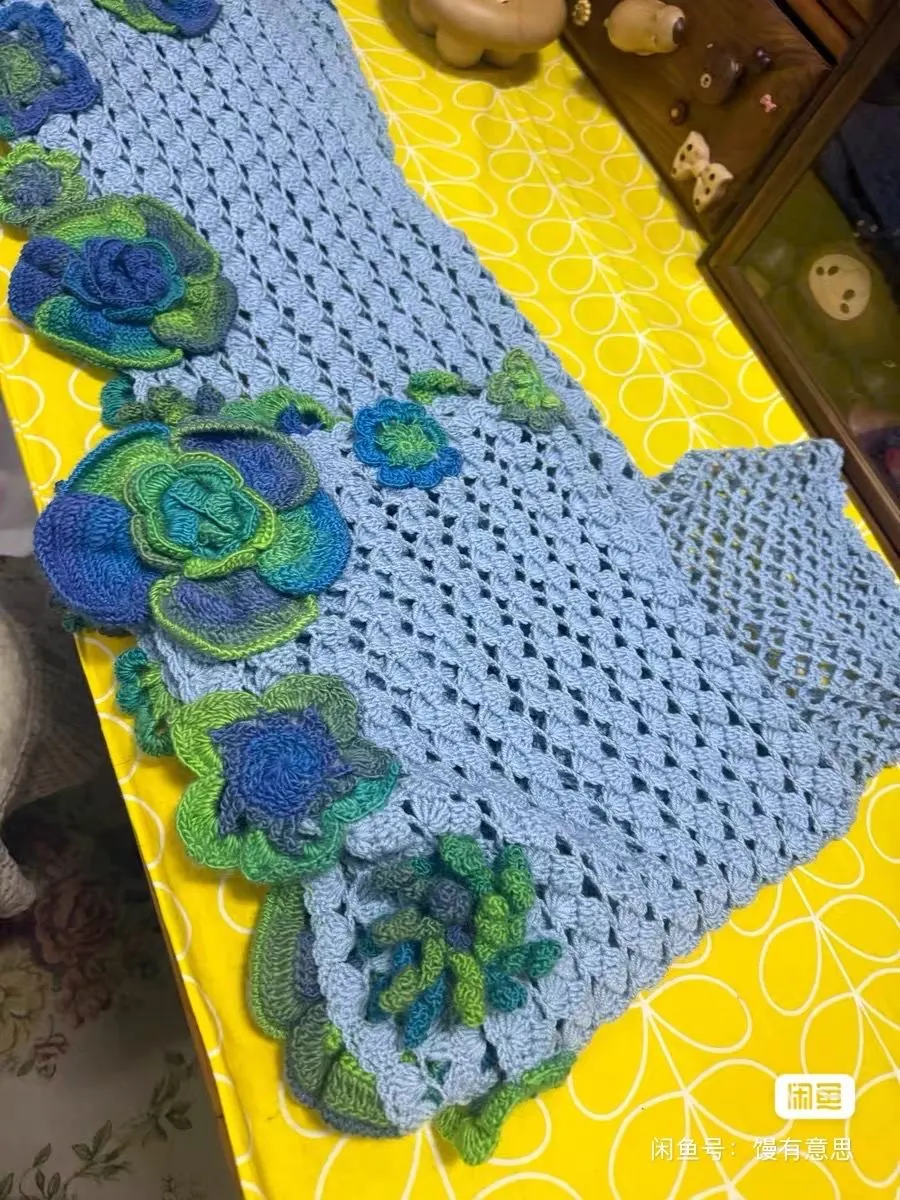 这个颜色真是特别好看, a crochet project shared by 晚~*风