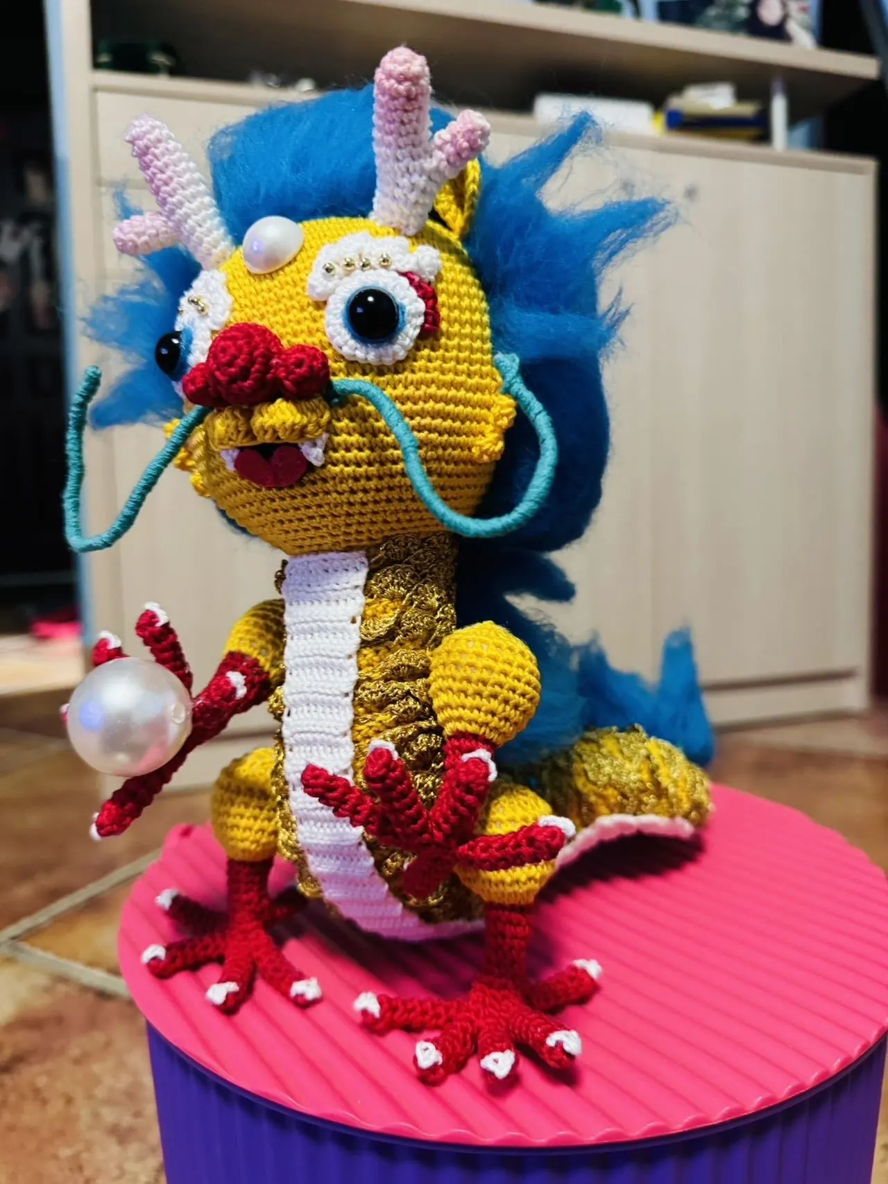 蛇年才做好的小神龙, a crochet project shared by 🐳Ꮤ.啵啵