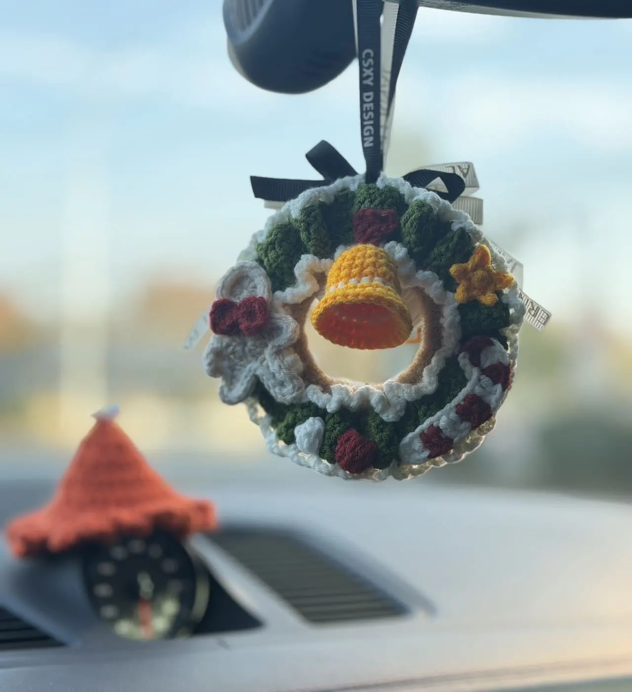 圣诞花环, a crochet project shared by Lemon
