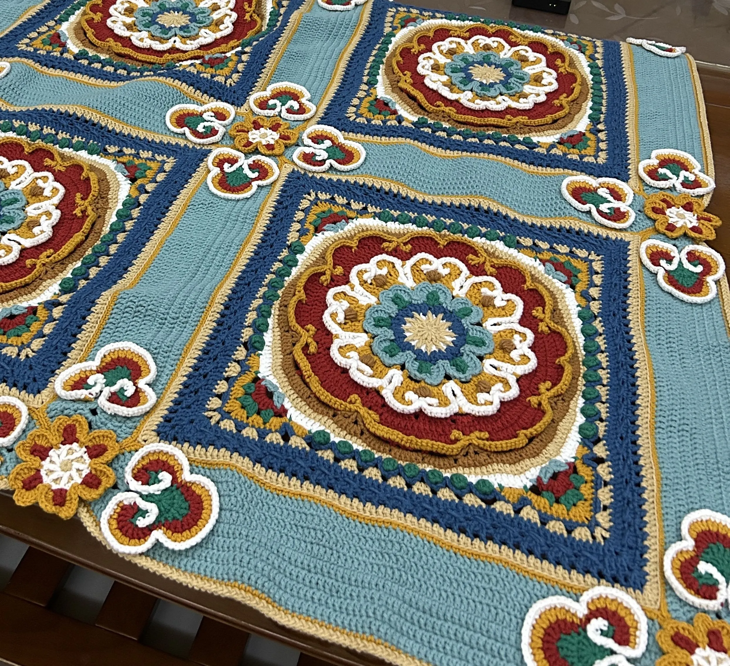 毯子, a crochet project shared by dddd