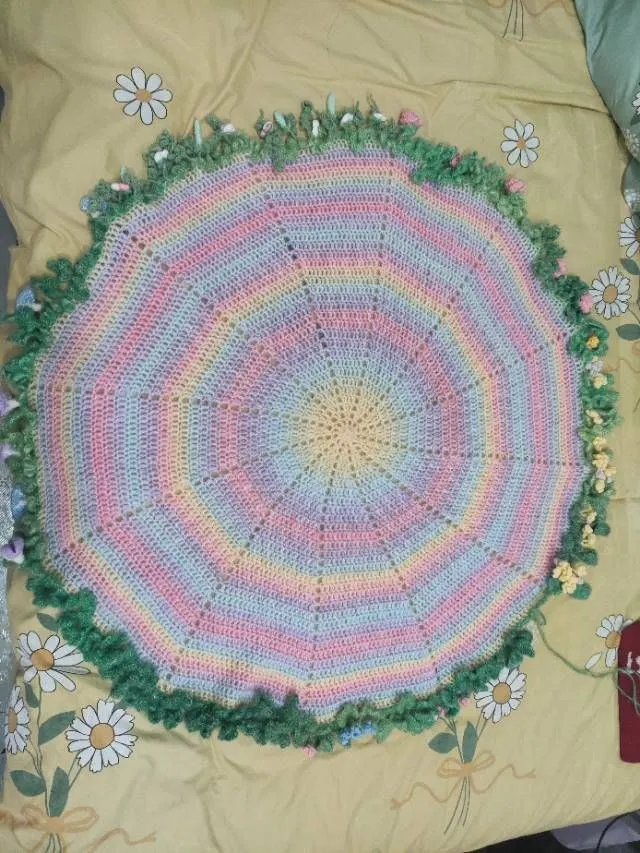 花束毯, a crochet project shared by longinglyฅฅ
