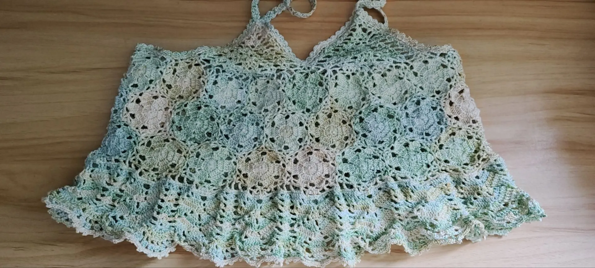 花叶：拆拆补补的终于完成了, a crochet project shared by Community maker