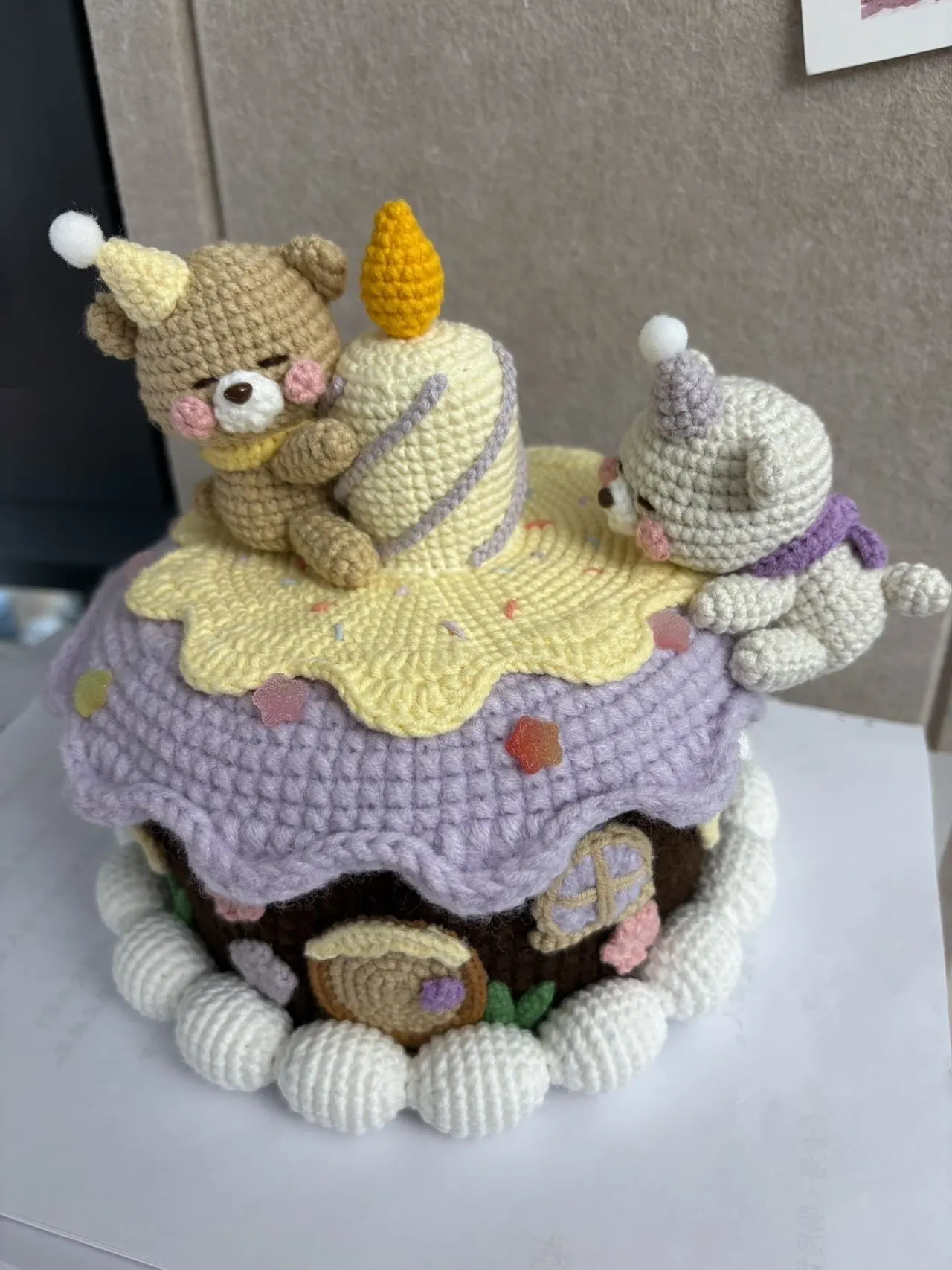 蛋糕收纳盒,可, a crochet project shared by 等等