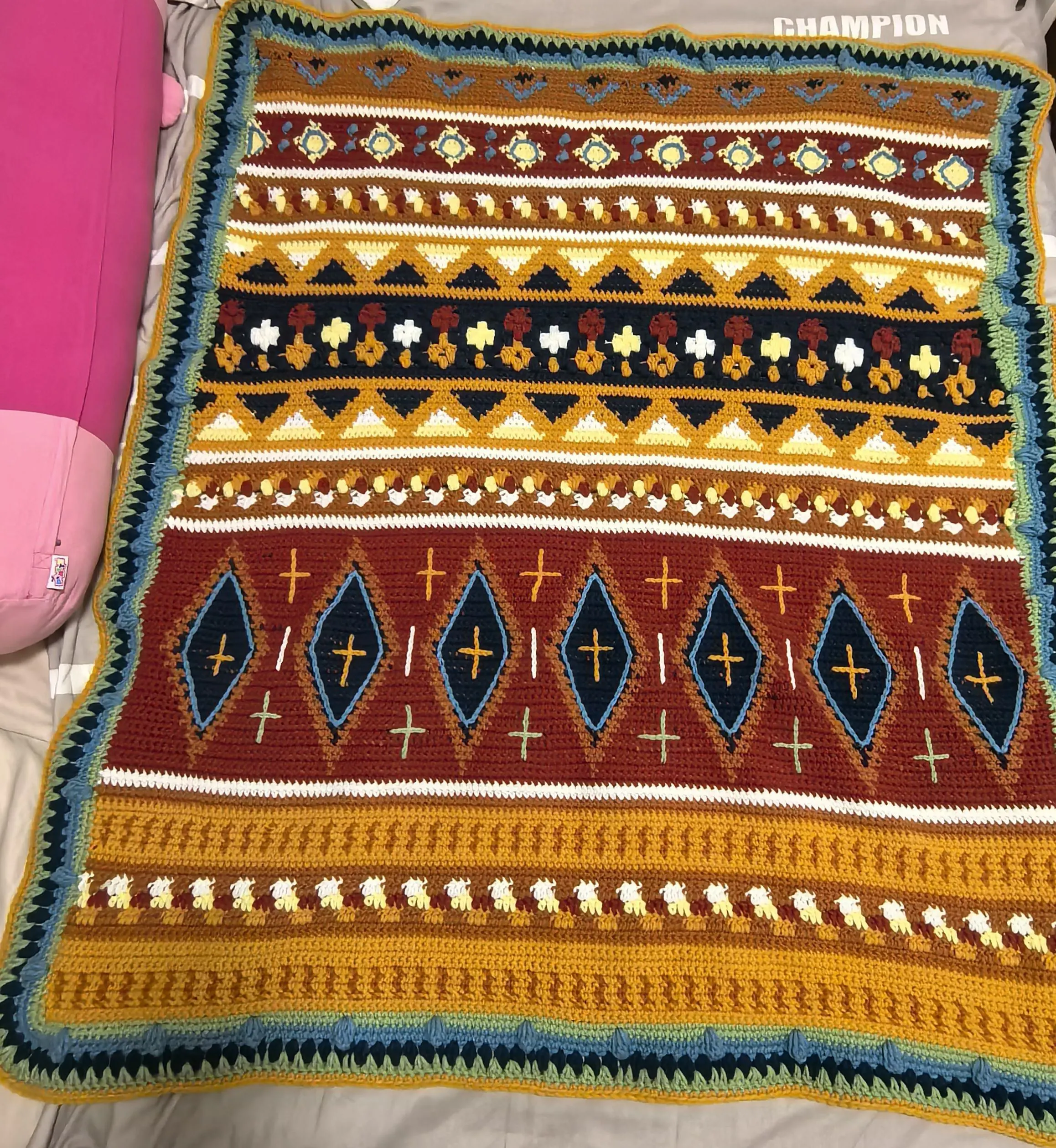 帕拉孜提花毯, a crochet project shared by 507
