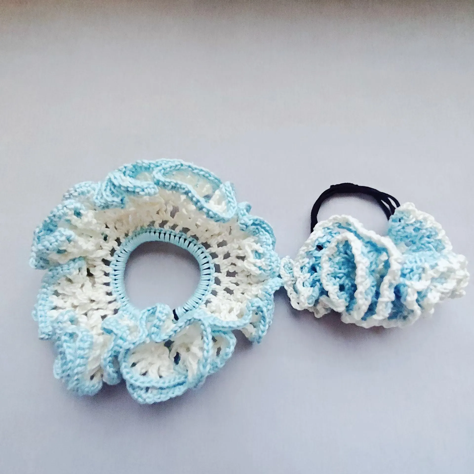 木槿蕾丝披肩完成, a crochet project shared by 朵朵妈
