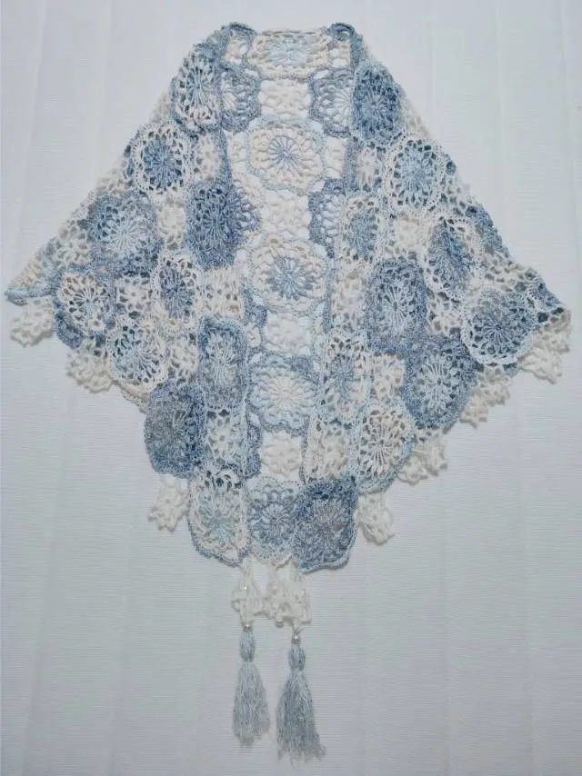 烟雨披肩, a crochet project shared by 土豆泥