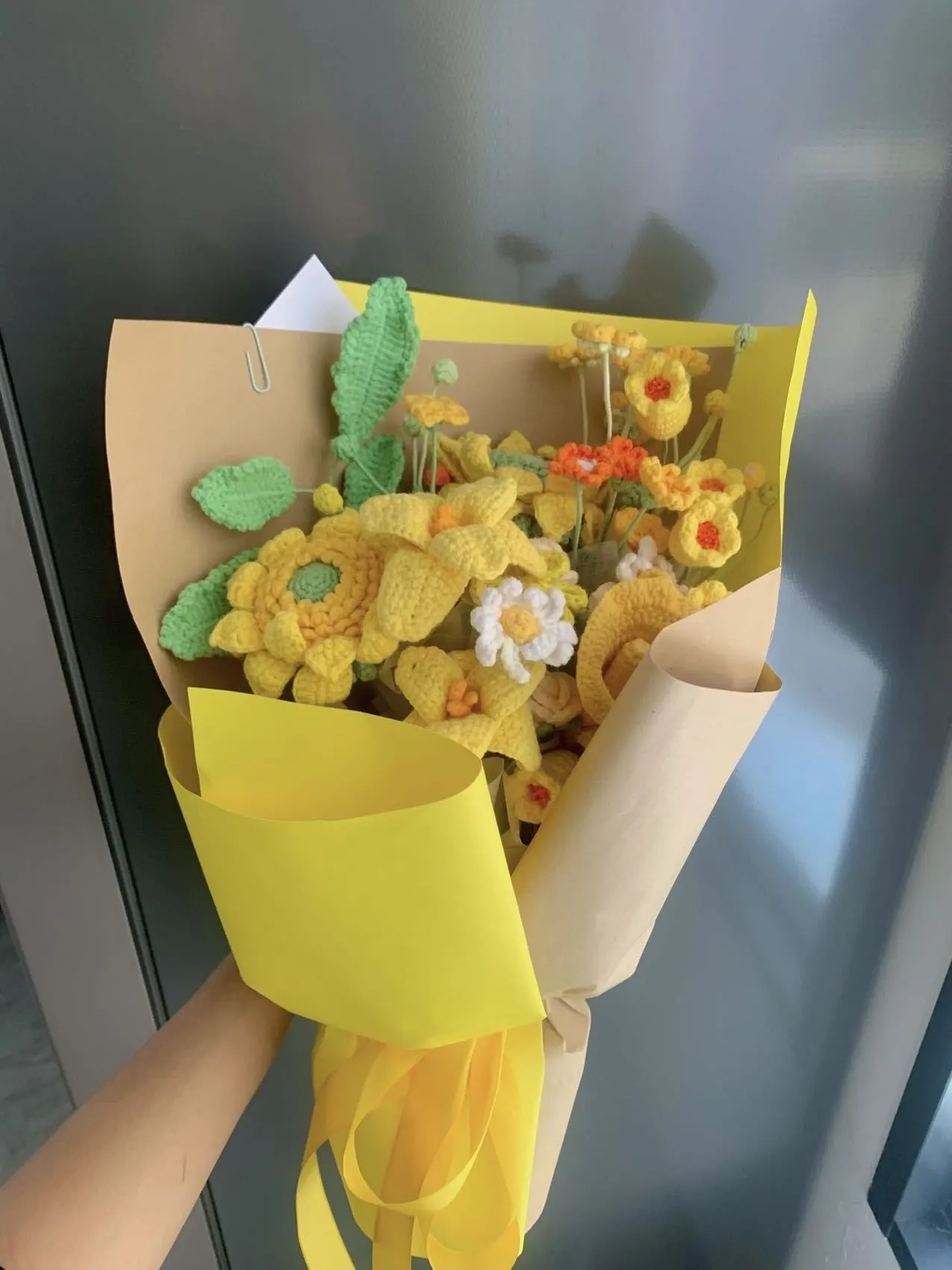 向日葵花束, a crochet project shared by 喜东东