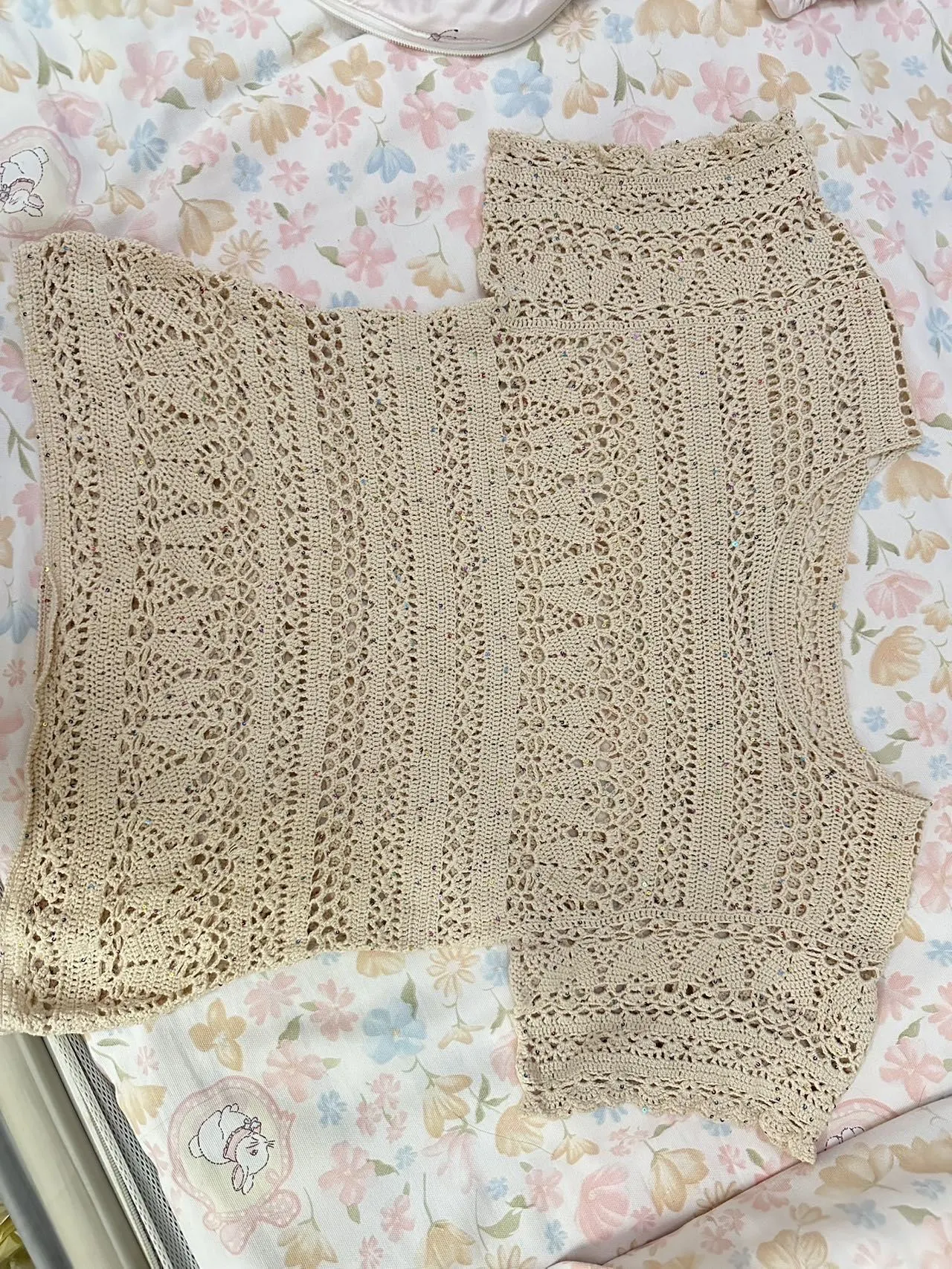 蝶谷罩衫, a crochet project shared by 不听悄悄话～