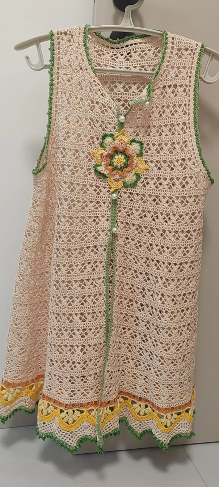 蕾丝比甲历时一个月完成, a crochet project shared by 安好