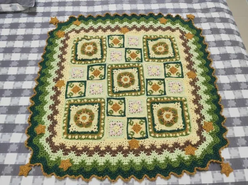星光森林毯, a crochet project shared by 芒果