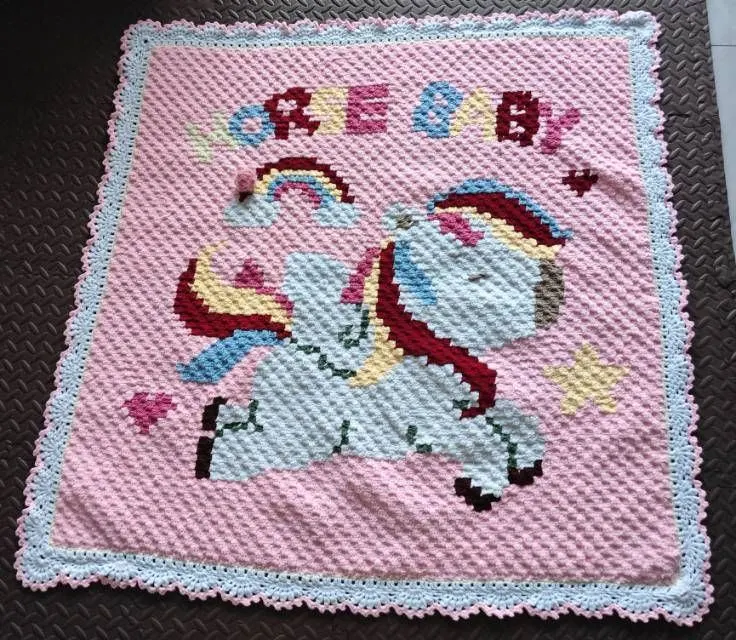 小马毯子, a crochet project shared by 小毛团