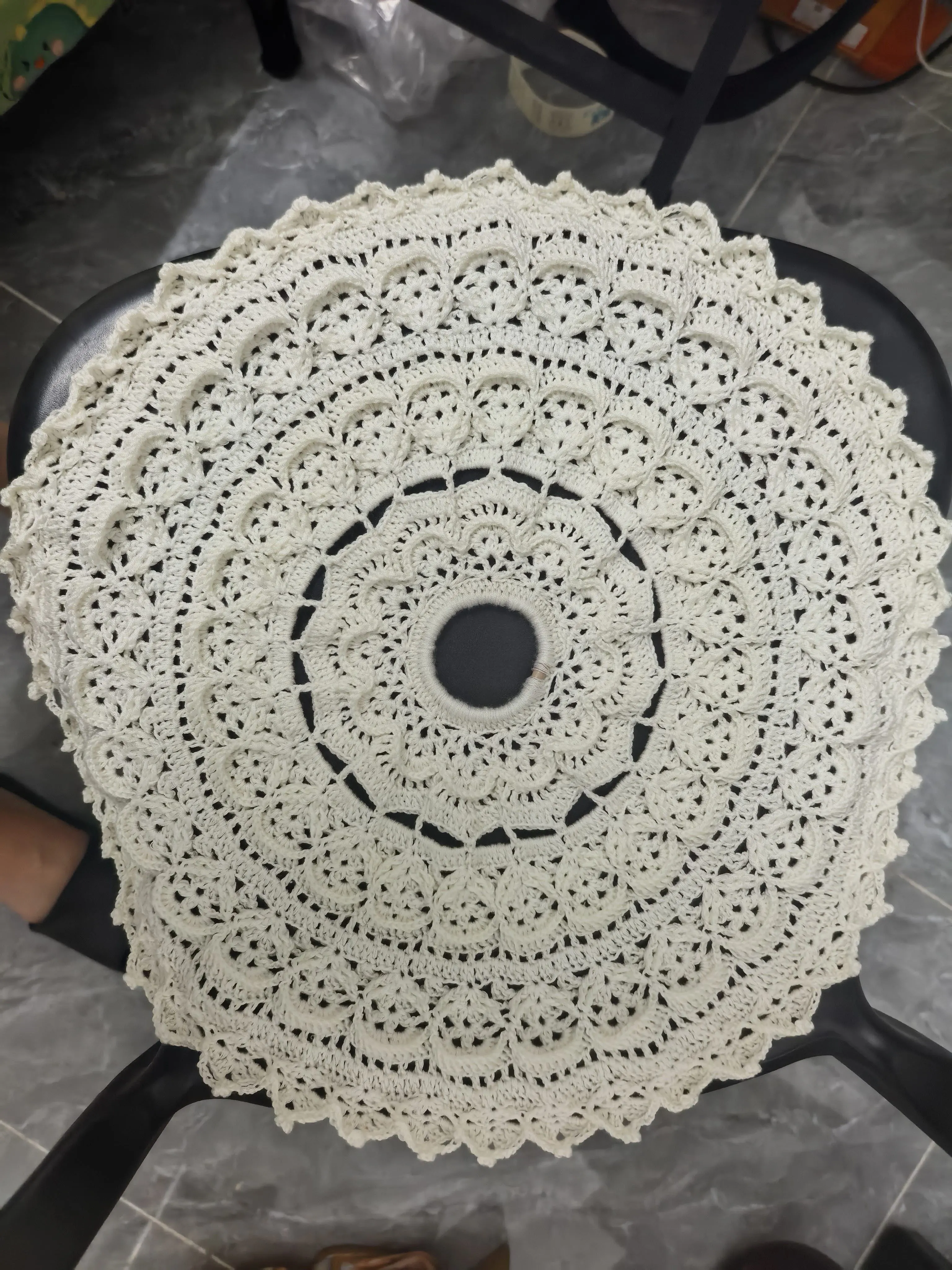 蕾丝坐垫, a crochet project shared by 胖胖